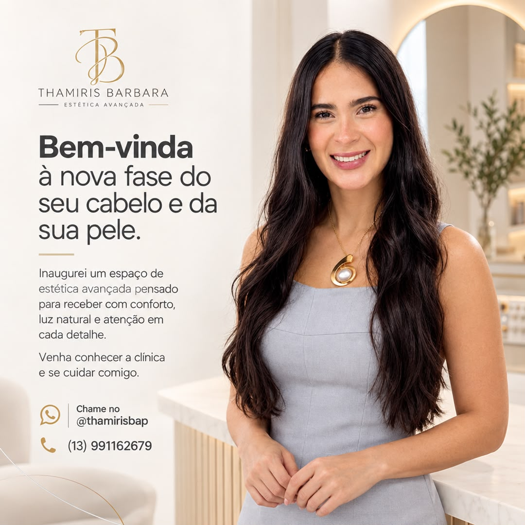 Thamiris Barbara, em retrato divulgado na apresentação do seu espaço.